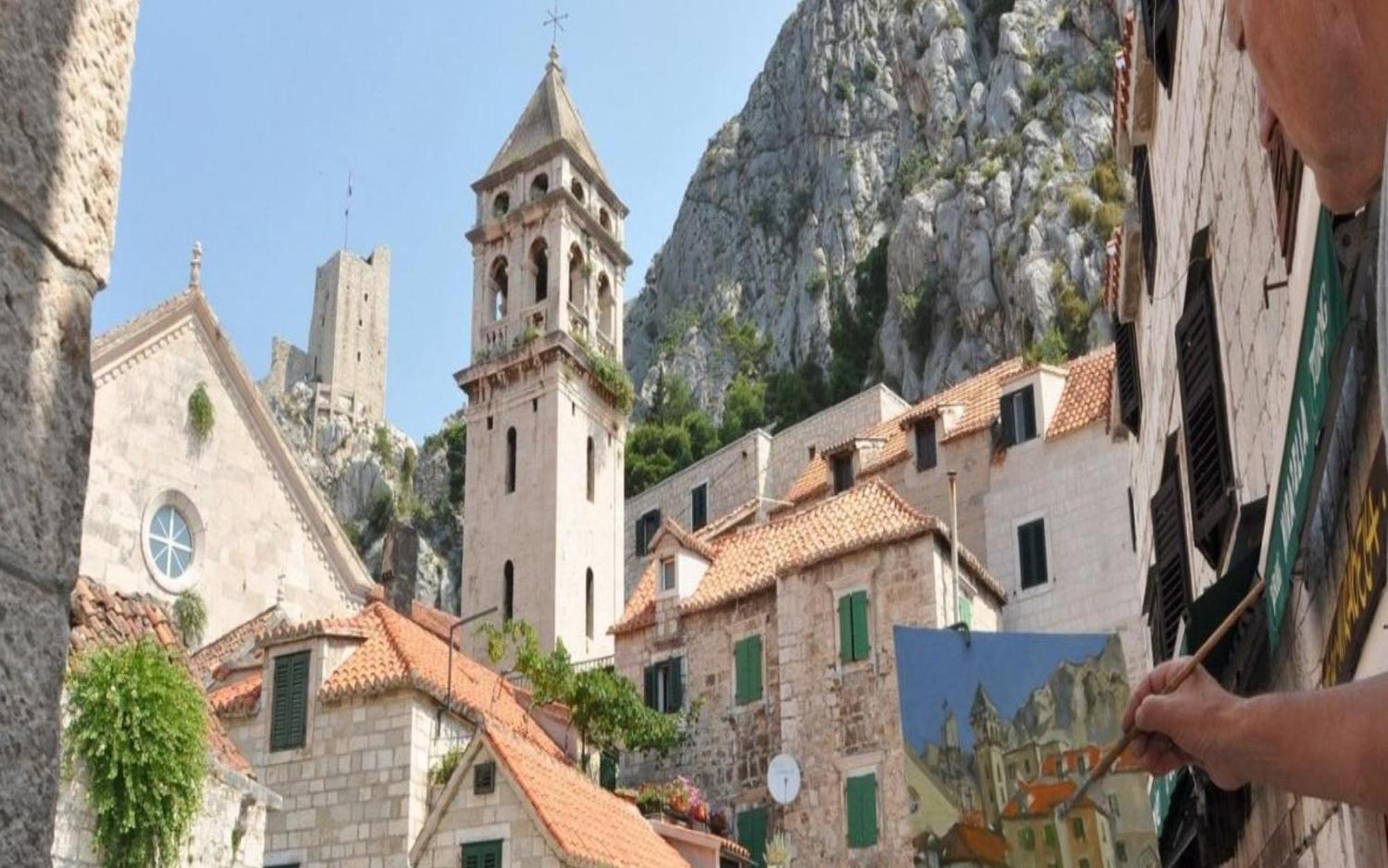 Sandy Beach Apartment Omiš Kültér fotó