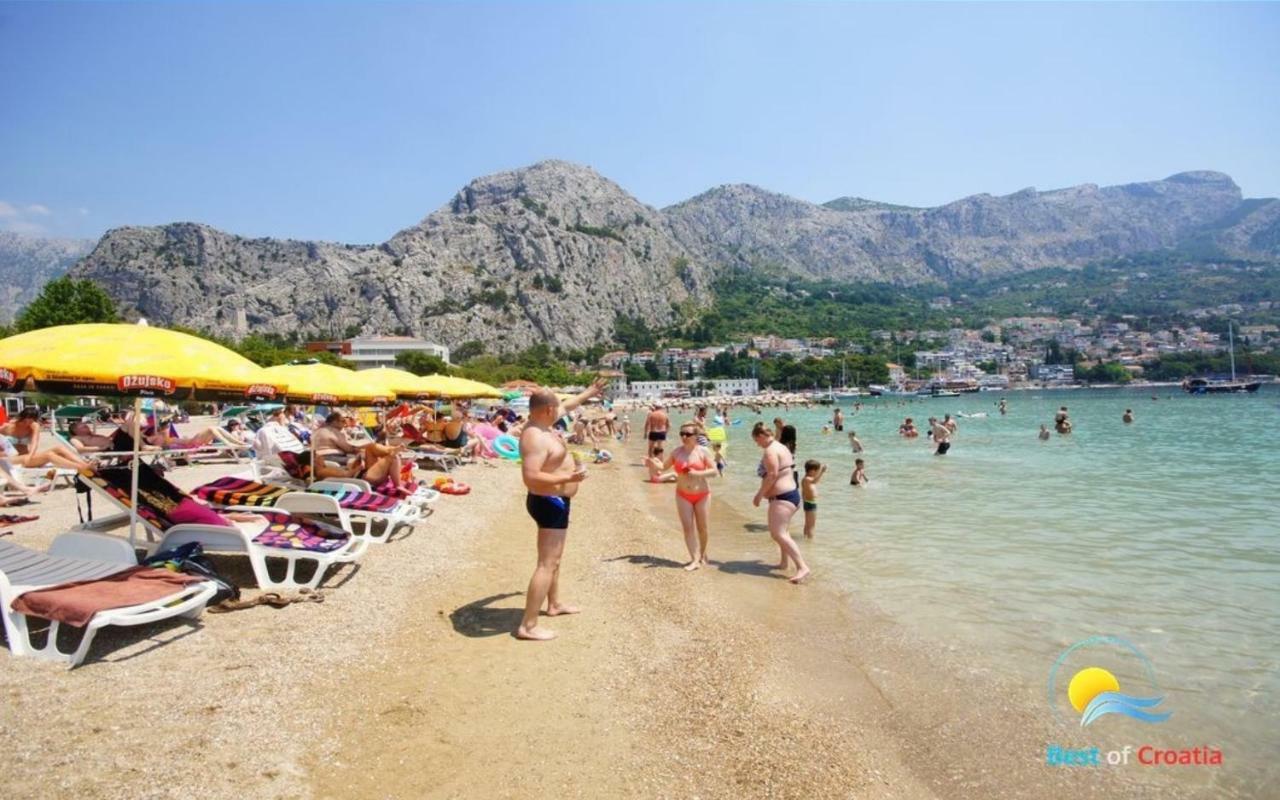 Sandy Beach Apartment Omiš Kültér fotó