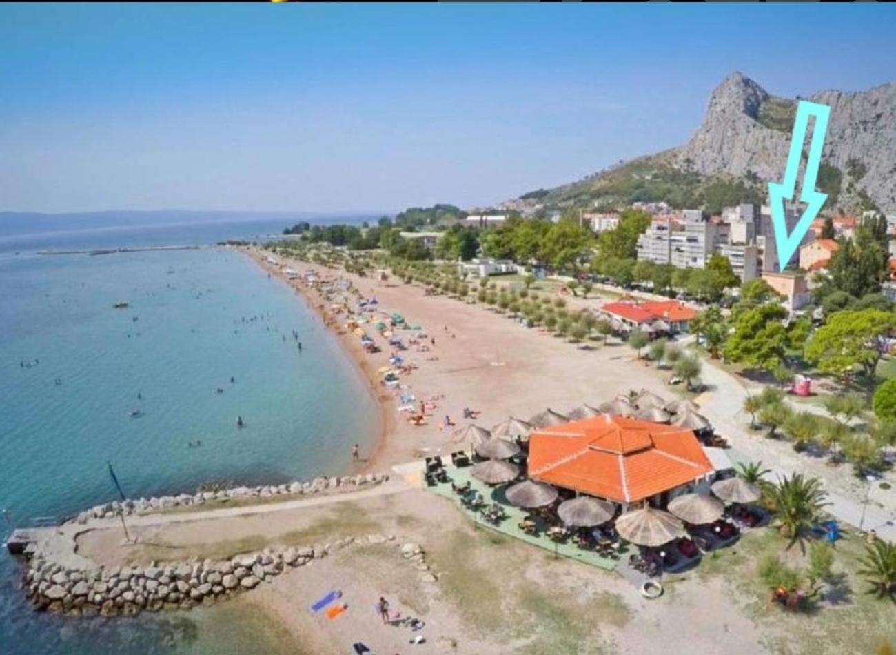 Sandy Beach Apartment Omiš Kültér fotó